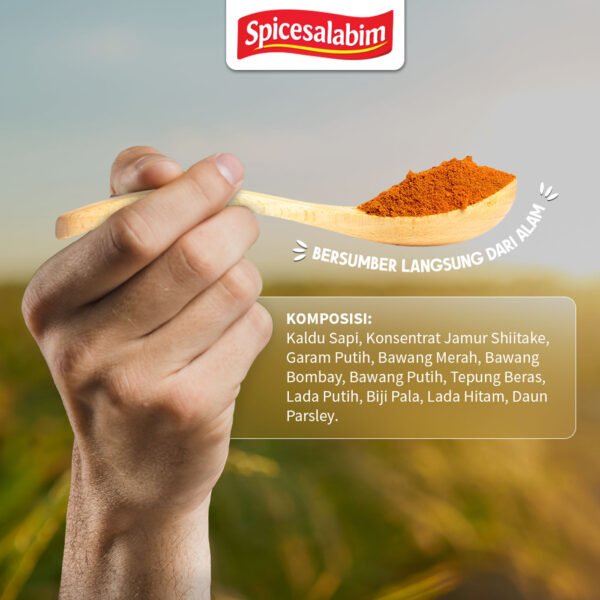Bubuk Kaldu Sapi Spicesalabim - EBC Komposisi