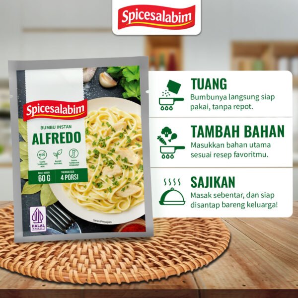 Bumbu Alfredo Spicesalabim - EBC Komposisi