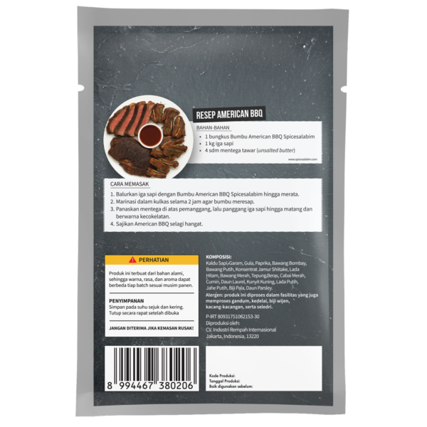 American BBQ Seasoning (Bumbu BBQ Amerika)