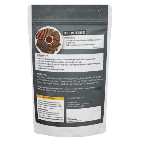 American BBQ Seasoning (Bumbu BBQ Amerika)