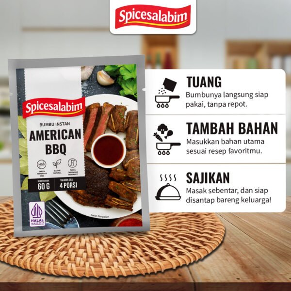 Bumbu American Bbq Spicesalabim - EBC Komposisi