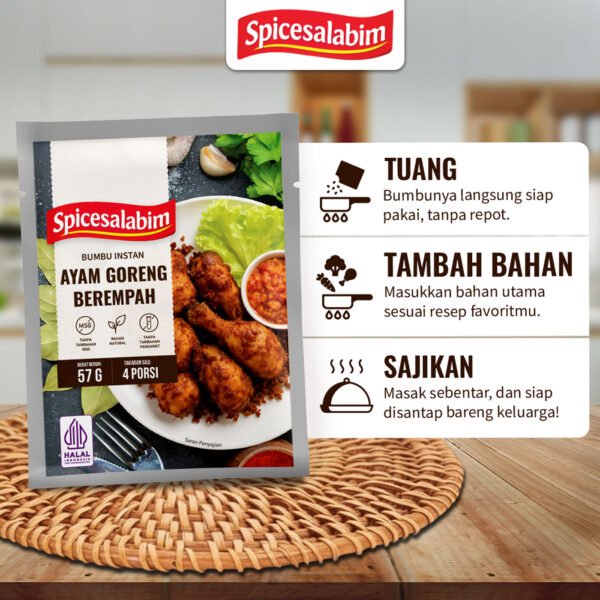 Bumbu Ayam Goreng Berempah Spicesalabim - EBC Komposisi
