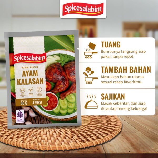 Bumbu Ayam Kalasan Spicesalabim - EBC Komposisi