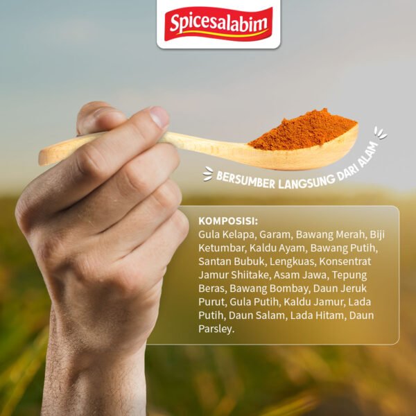 Bumbu Ayam Kalasan Spicesalabim - EBC Komposisi
