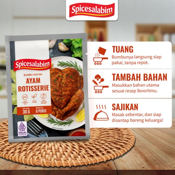 Bumbu Ayam Rotisserie Spicesalabim - EBC Komposisi