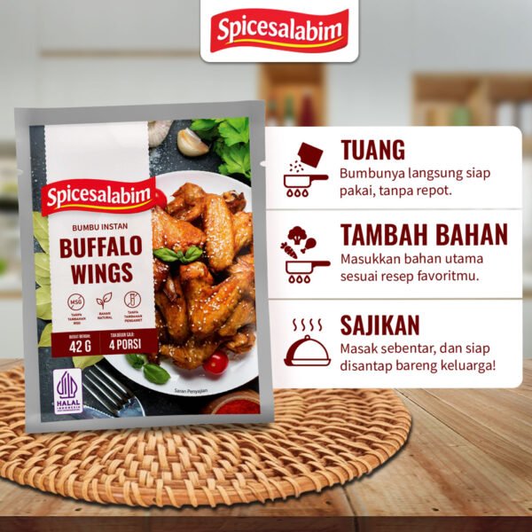 Bumbu Buffalo Wings Spicesalabim - EBC Komposisi