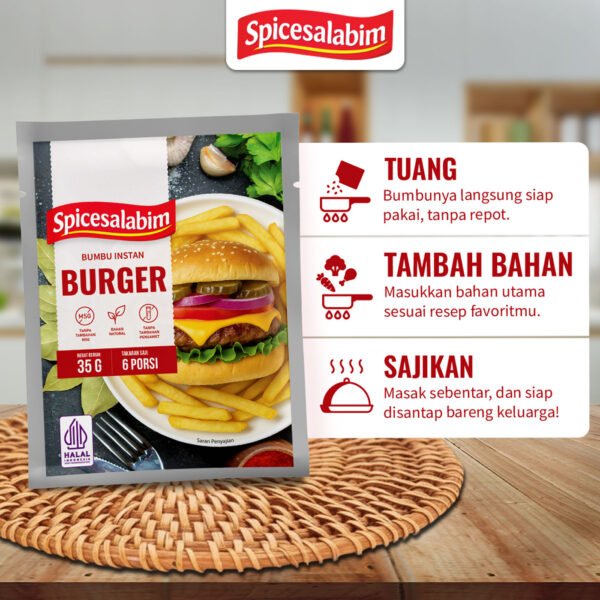 Bumbu Burger Spicesalabim - EBC Komposisi