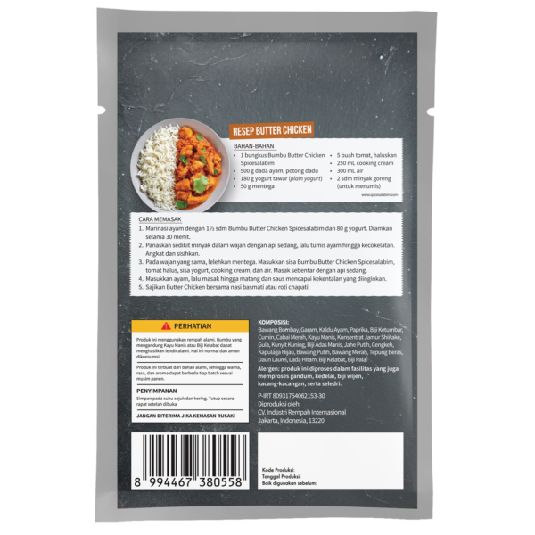 Butter Chicken Seasoning (Bumbu Butter Chicken)