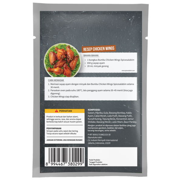Chicken Wings Seasoning (Bumbu Chicken Wings)