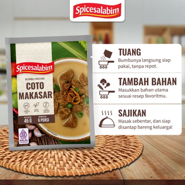 Bumbu Coto Makasar Spicesalabim - EBC Komposisi
