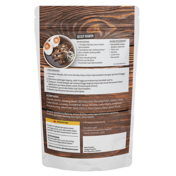 Basic Black Seasoning (Bumbu Dasar Hitam)