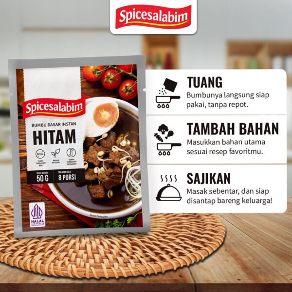 Bumbu Dasar Hitam Spicesalabim - EBC Komposisi