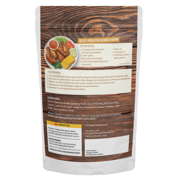 Basic Yellow Seasoning (Bumbu Dasar Kuning)