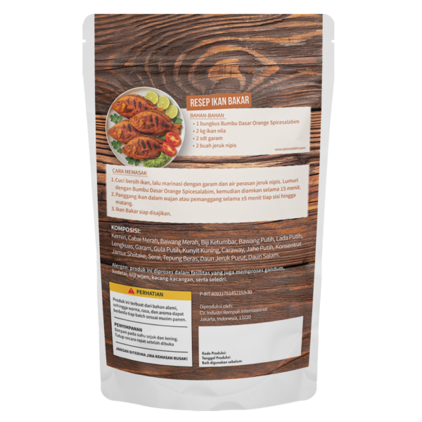 Basic Orange Seasoning (Bumbu Dasar Orange)