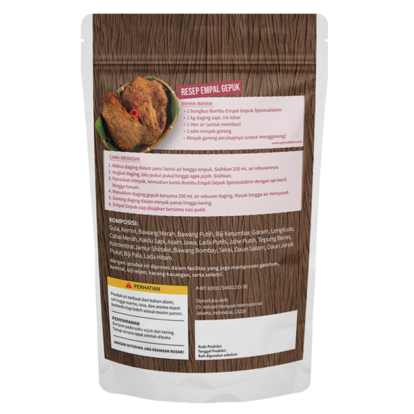Empal Gepuk Seasoning (Bumbu Empal Gepuk)