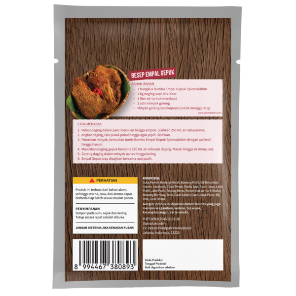 Empal Gepuk Seasoning (Bumbu Empal Gepuk)
