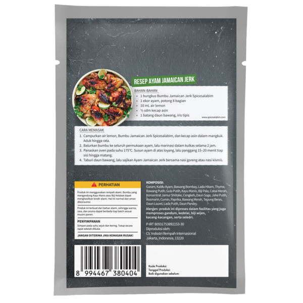Jamaican Jerk Seasoning (Bumbu Jamaican Jerk)