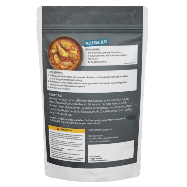 Fish Curry Powder (Bumbu Kari Ikan) Spicesalabim