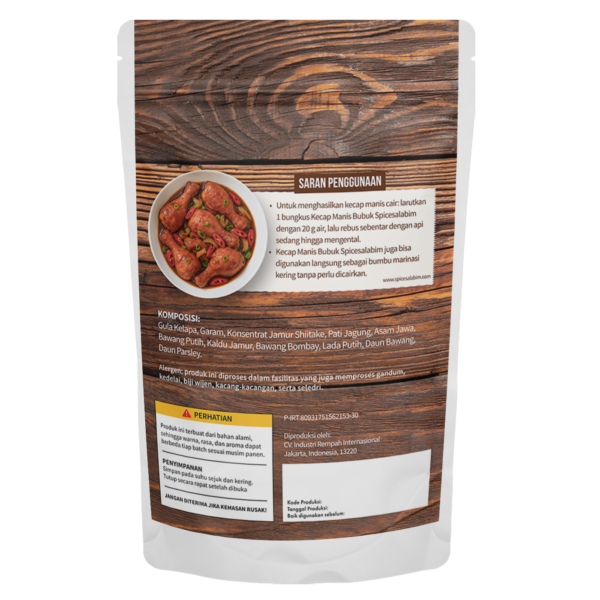 Sweet Soy Sauce Powder (Kecap Manis Bubuk)