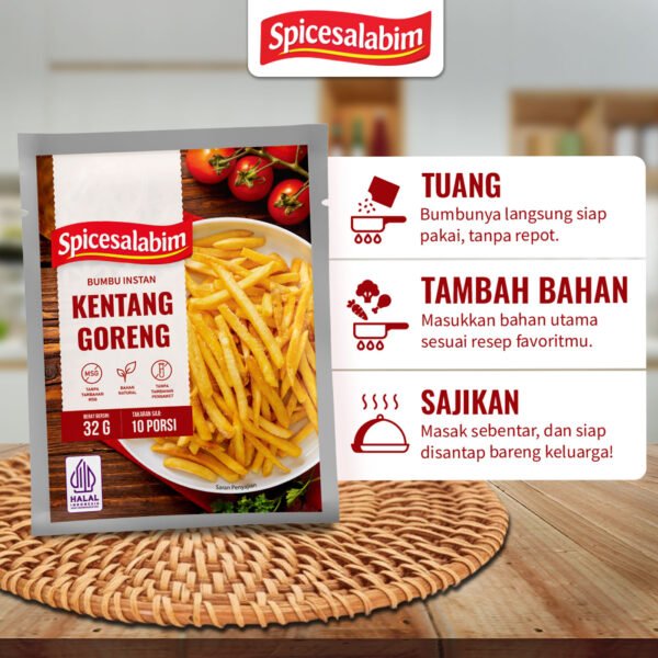 Bumbu Kentang Goreng Spicesalabim - EBC Komposisi