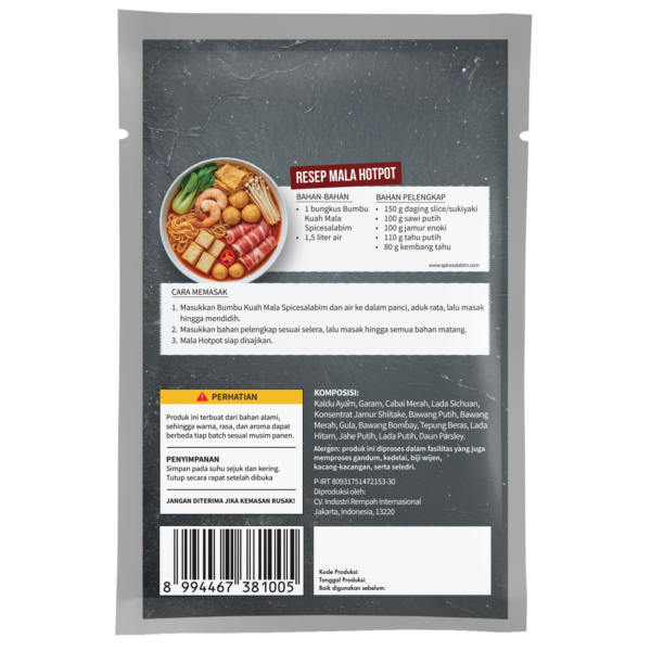 Mala Soup (Bumbu Kuah Mala)