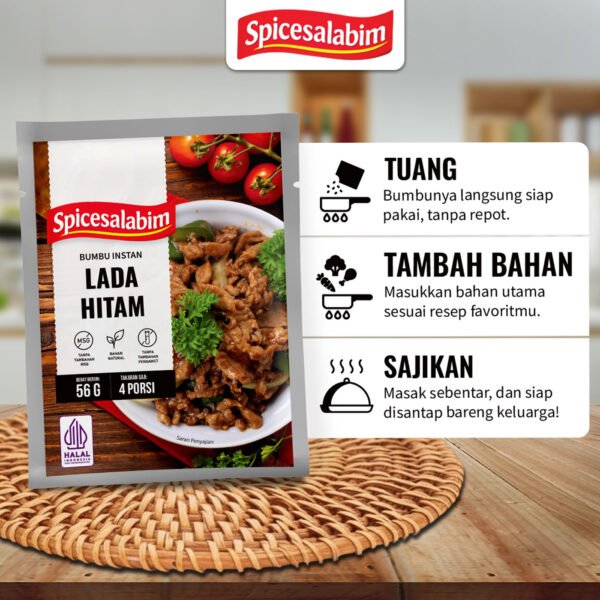 Bumbu Lada Hitam Spicesalabim - EBC Komposisi