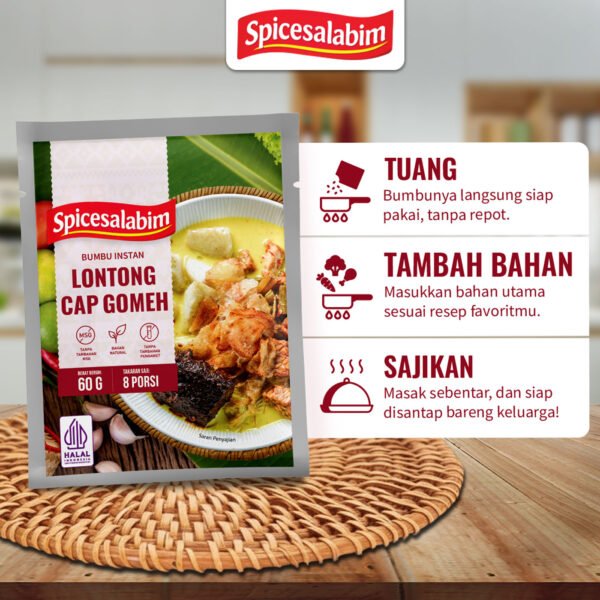 Bumbu Lontong Cap Gomeh Spicesalabim - EBC Komposisi