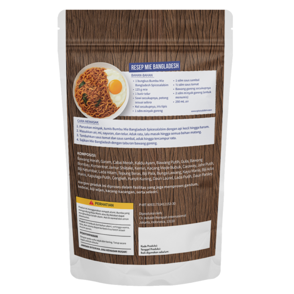 Bangladesh Noodle Seasoning (Bumbu Mie Bangladesh)