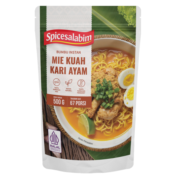 Chicken Curry Noodle Seasoning (Bumbu Mie Kuah Kari Ayam)