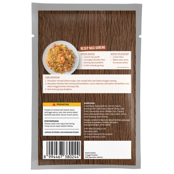 Fried Rice Seasoning (Bumbu Nasi Goreng)