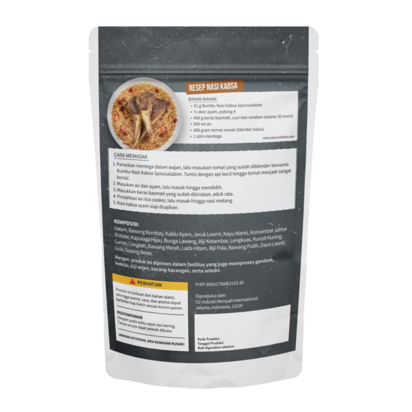 Bumbu Nasi Kabsa Spicesalabim 500 g