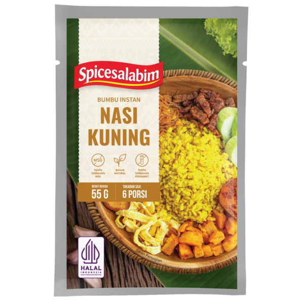 Indonesian Yellow Rice Seasoning (Bumbu Nasi Kuning)