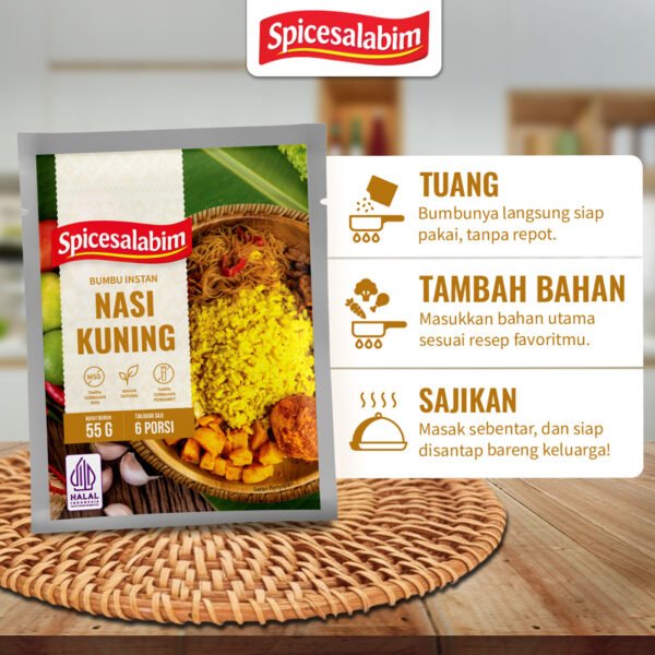 Bumbu Nasi Kuning Spicesalabim - EBC Komposisi