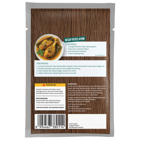 Pepes Seasoning (Bumbu Pepes)