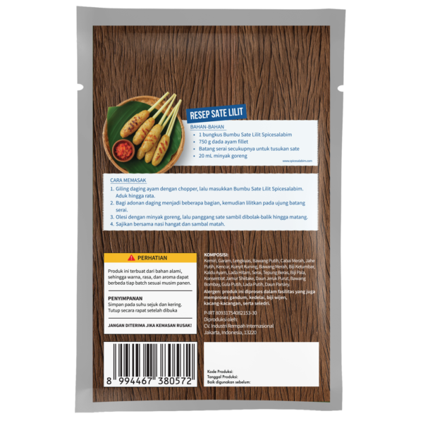 Sate Lilit Seasoning (Bumbu Sate Lilit)
