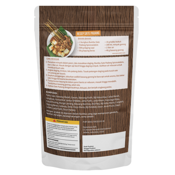 Padang Satay Seasoning (Bumbu Sate Padang)