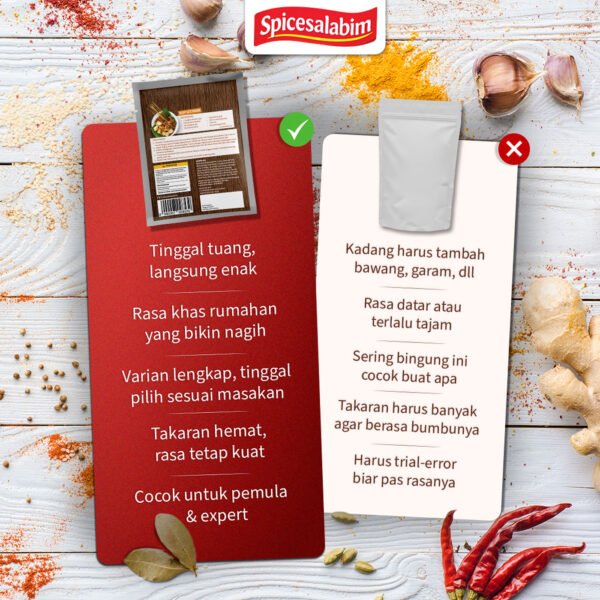 Bumbu Sate Padang Spicesalabim - EBC Perbandingan dengan Merk Lain