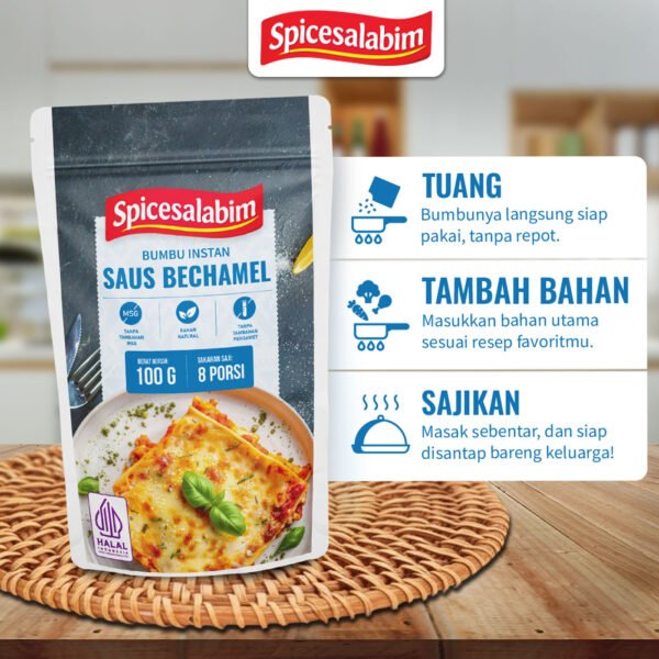 Bumbu Saus Bechamel Spicesalabim - EBC Komposisi