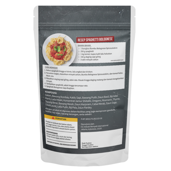 Bolognese Seasoning (Bumbu Bolognese)