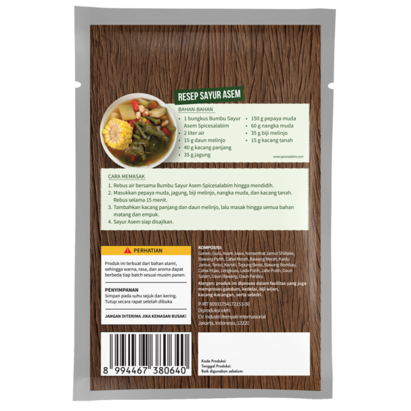 Sayur Asem Seasoning (Bumbu Sayur Asem)