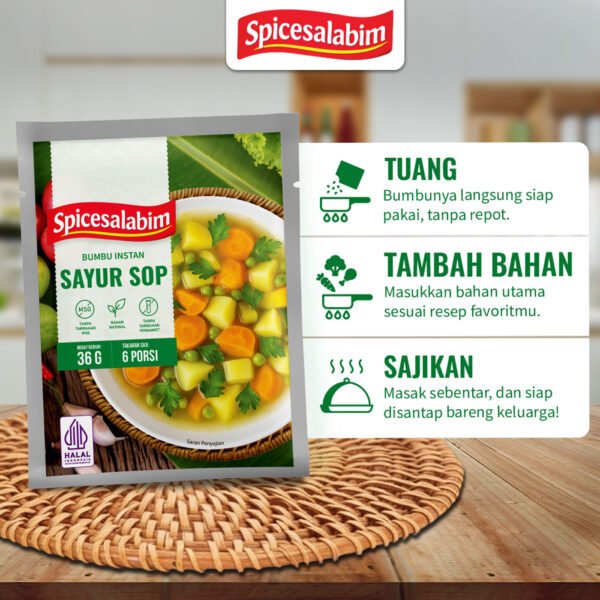 Bumbu Sayur sop Spicesalabim - EBC Komposisi