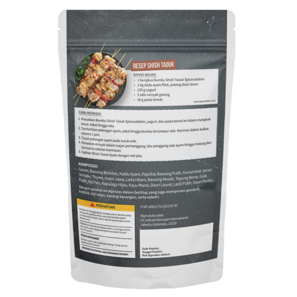 Shish Taouk Seasoning (Bumbu Shish Taouk)