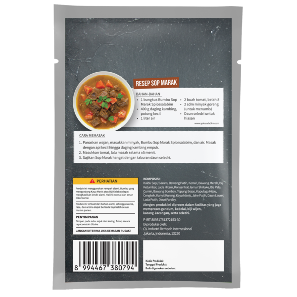 Marak Soup Seasoning (Bumbu Sop Marak)