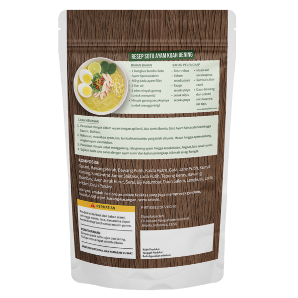 Chicken Soto Seasoning (Bumbu Soto Ayam)