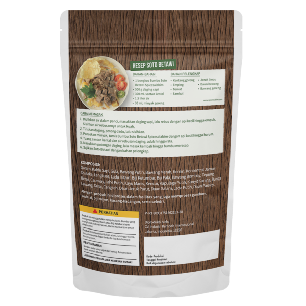 Soto Betawi Seasoning (Bumbu Soto Betawi)