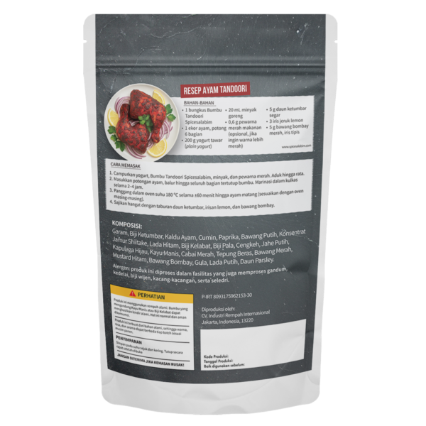 Tandoori Seasoning (Bumbu Tandoori)