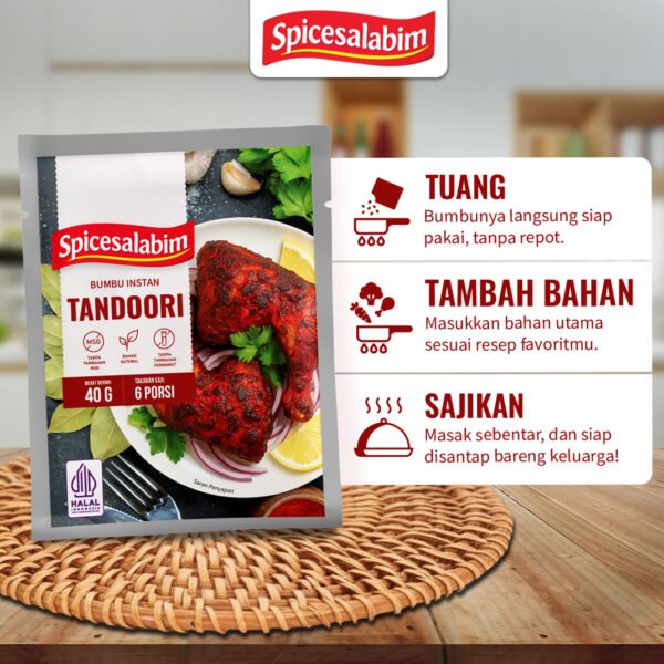 Bumbu Tandoori Spicesalabim - EBC Komposisi