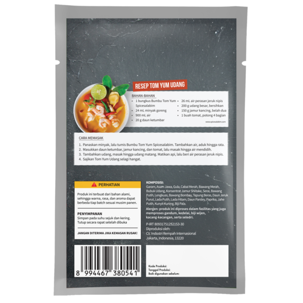 Tom Yum Seasoning (Bumbu Tom Yum)